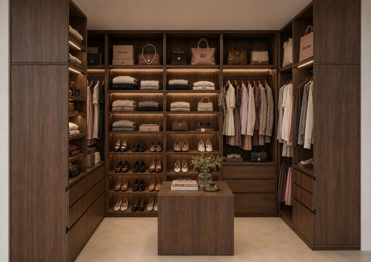 Vestidor Nogal · diseño compartido por Francisco Serrano Hess