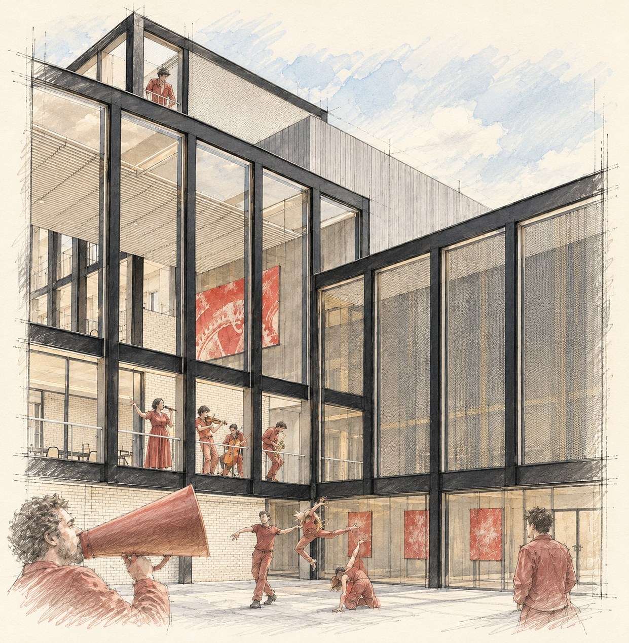 Centro Cultural Vizcaínas · estudio ilustrado